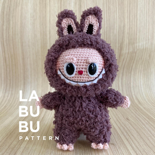 Labubu  Crochet Pattern – Amigurumi Doll (PDF Download)